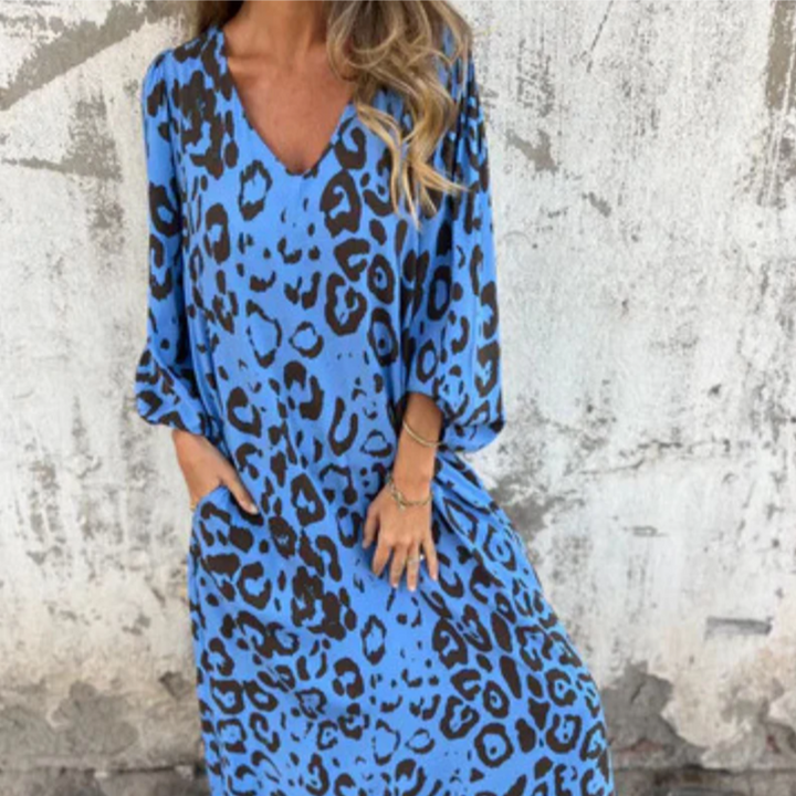 Women's Spring Dress | Loose Silhouette With Pockets
