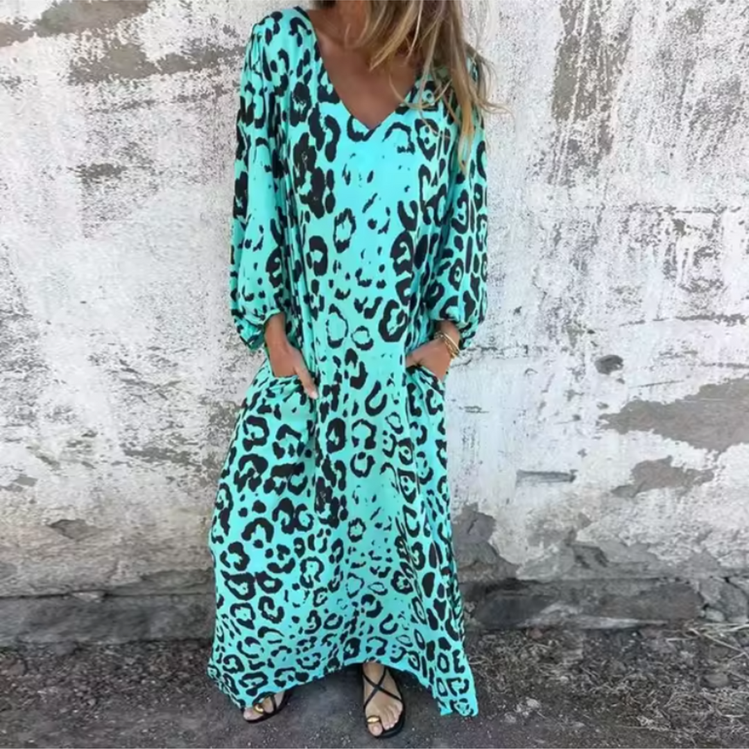 Women's Spring Dress | Loose Silhouette With Pockets