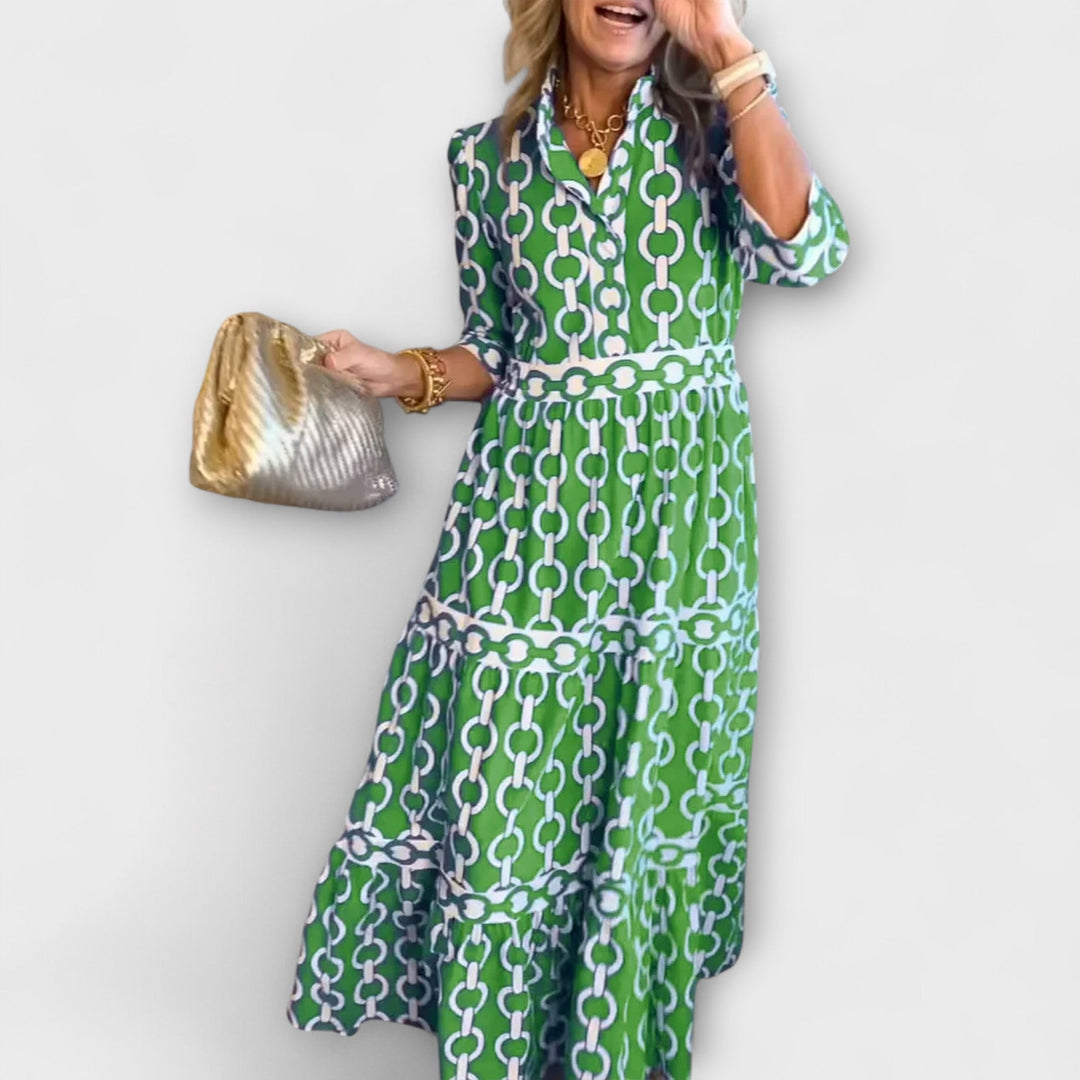 Women’s Dress | Chain Pattern Midi
