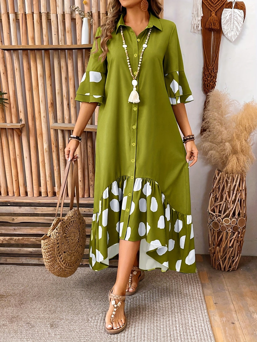 Amber Polka Dot Dress