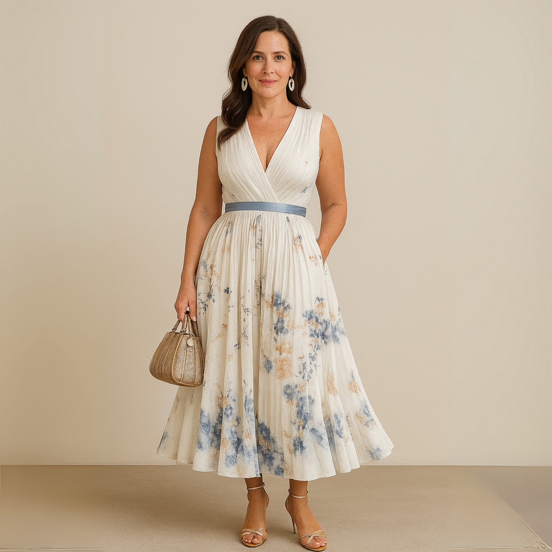 Women’s Summer Dress | Pleated Skirt