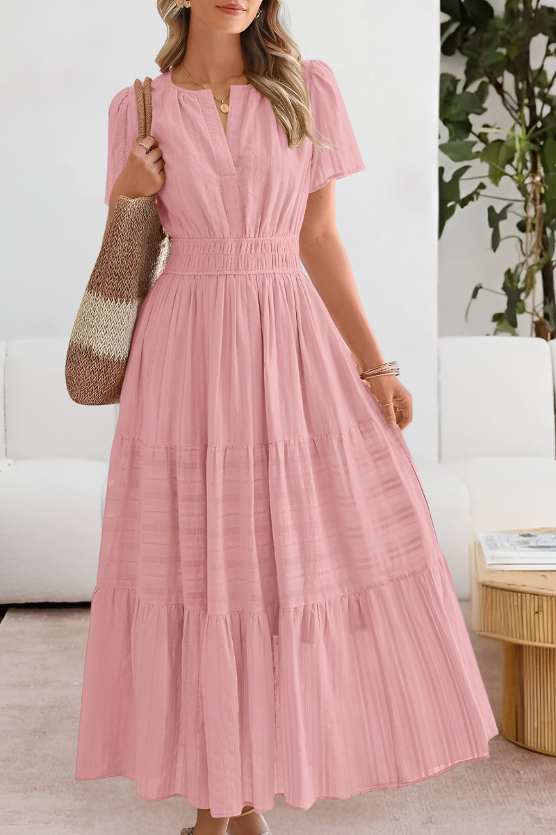 Women’s Summer Dress | Gathered Waist Detail