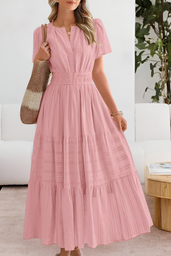 Women’s Summer Dress | Gathered Waist Detail