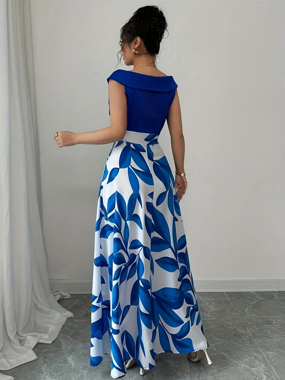 Glen - Women’s Wedding Guest A-Line Maxi Dress