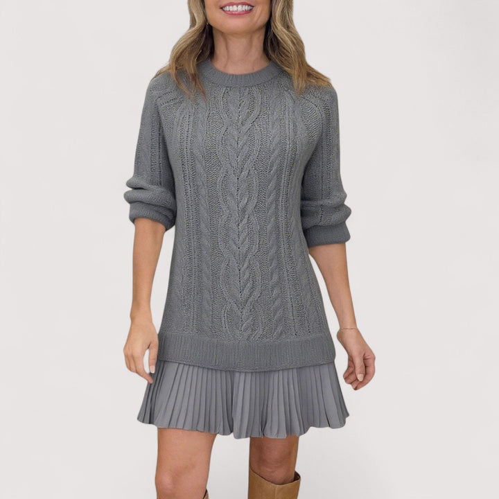 Women's Dress | Pleated Hem Mini