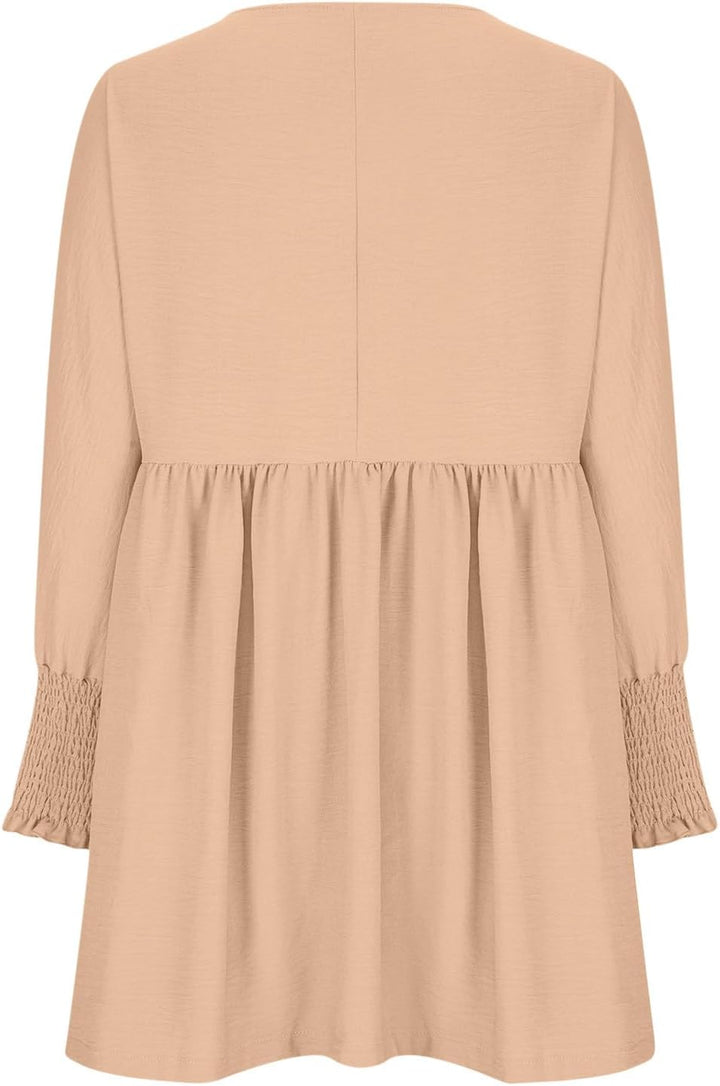 Women's Summer Dress | Loose Silhouette Round Neckline
