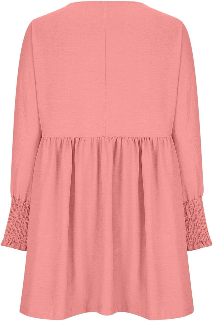 Women's Summer Dress | Loose Silhouette Round Neckline
