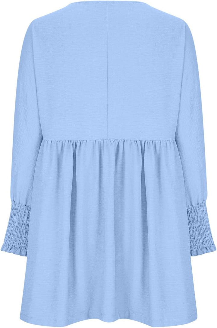 Women's Summer Dress | Loose Silhouette Round Neckline