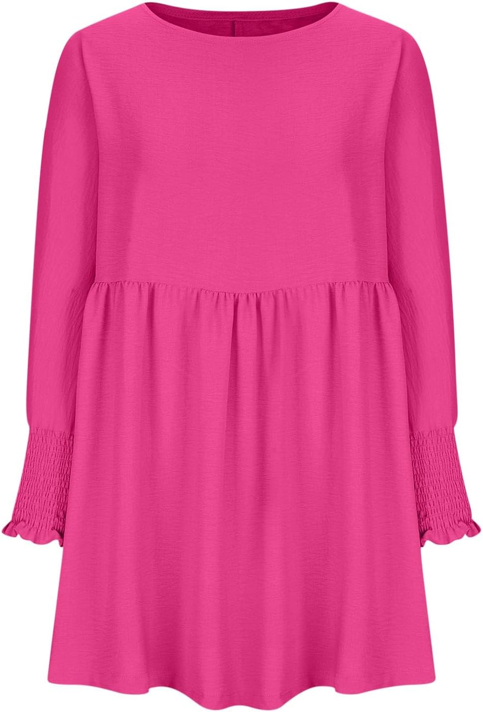 Women's Summer Dress | Loose Silhouette Round Neckline