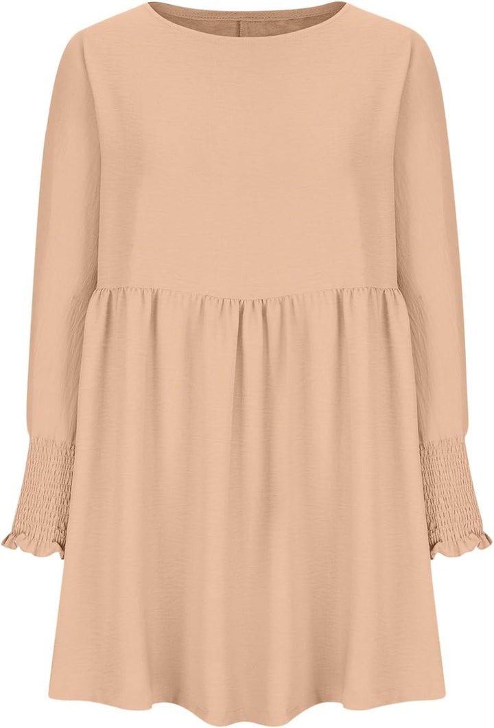 Women's Summer Dress | Loose Silhouette Round Neckline