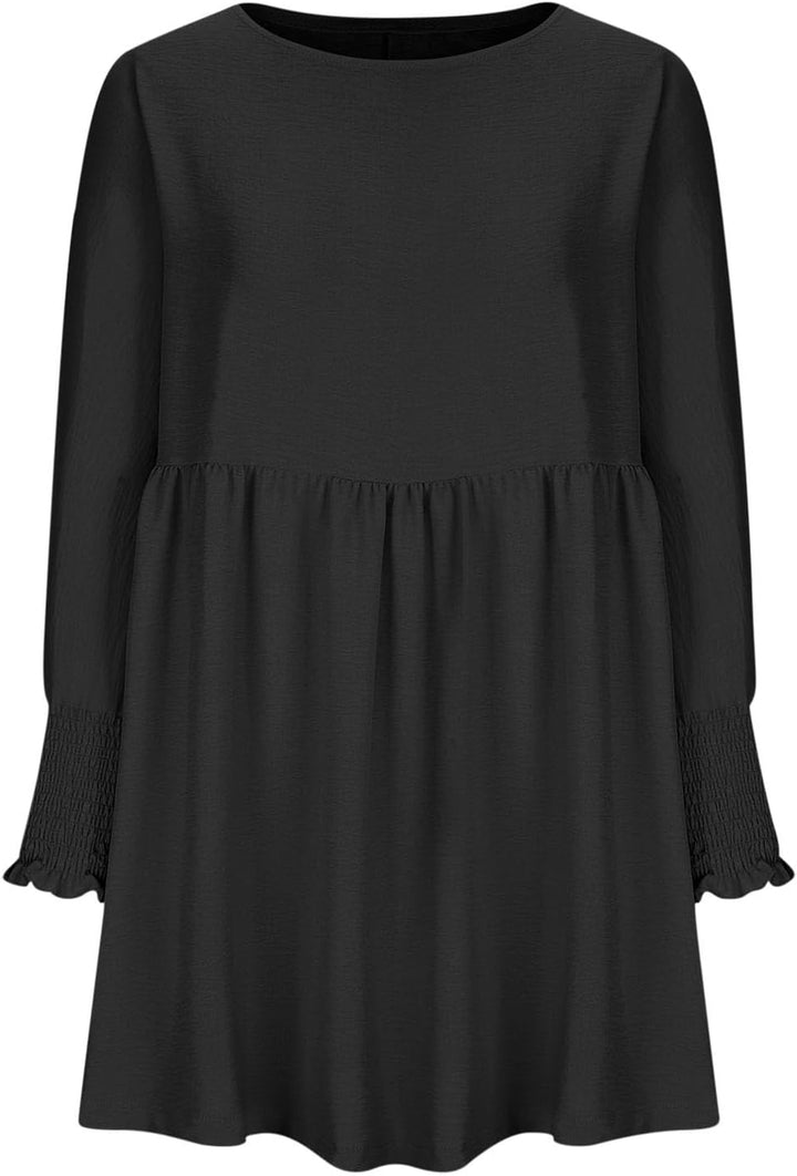 Women's Summer Dress | Loose Silhouette Round Neckline