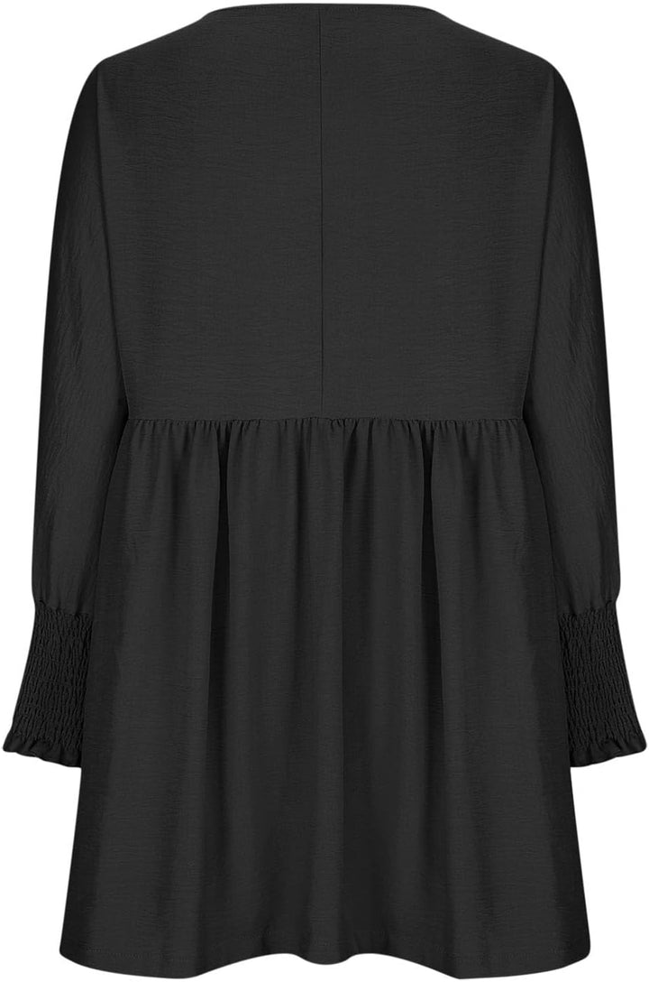 Women's Summer Dress | Loose Silhouette Round Neckline