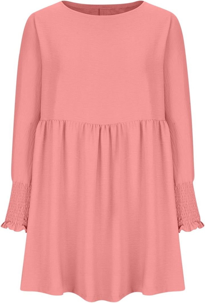 Women's Summer Dress | Loose Silhouette Round Neckline