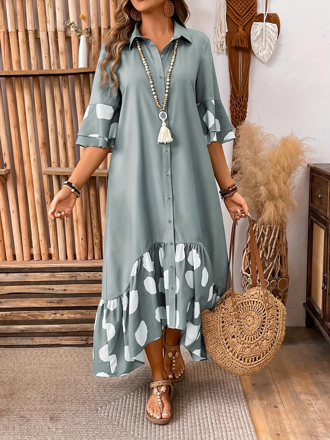 Amber Polka Dot Dress