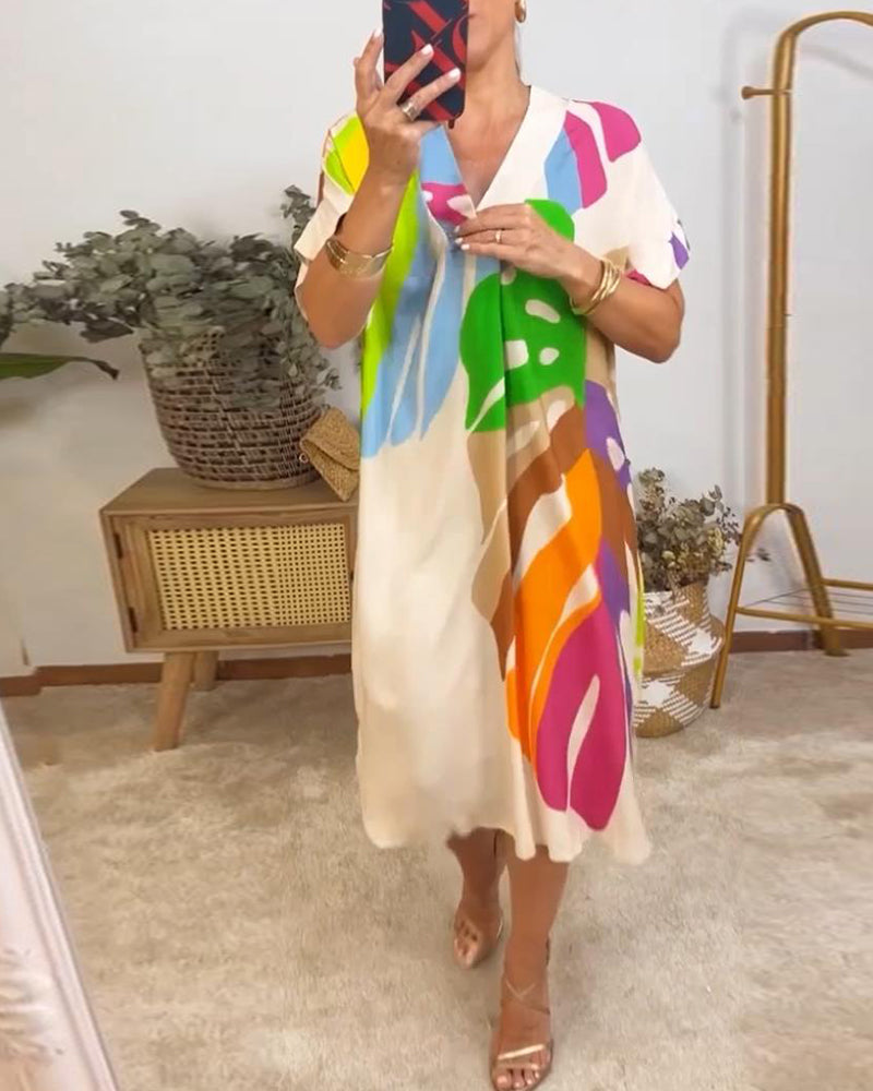 Lisa Leaf Dress