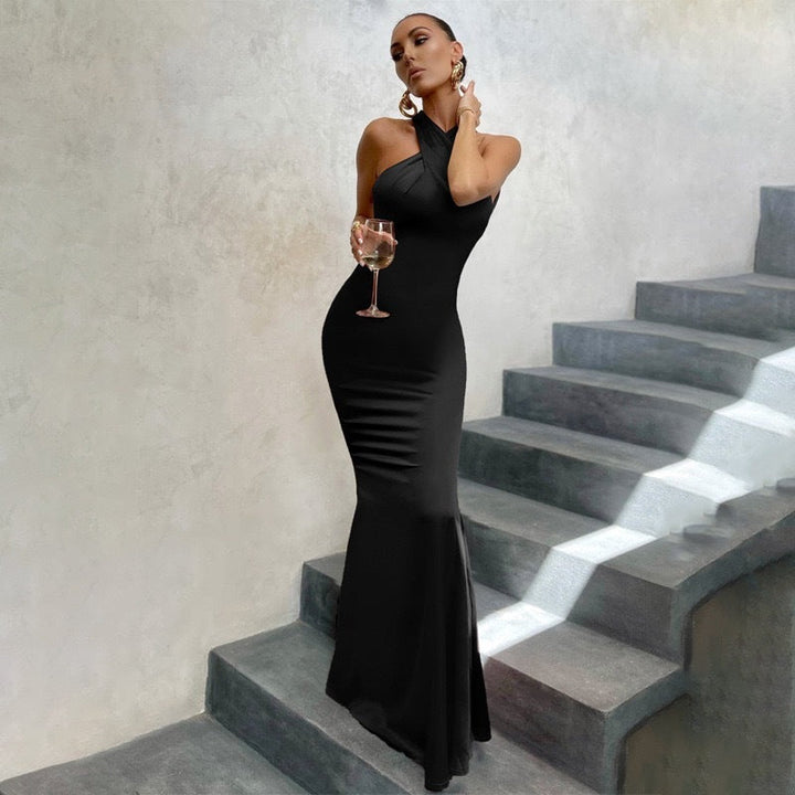 Women’s Dress | Fishtail Backless Maxi