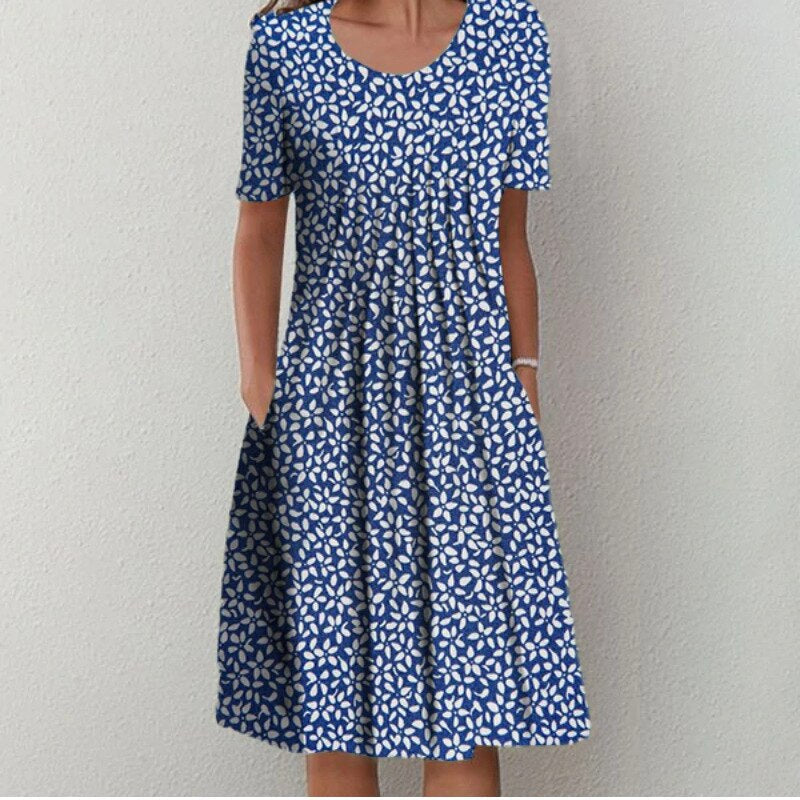 Women's Casual Dress | Midi Floral-style Print