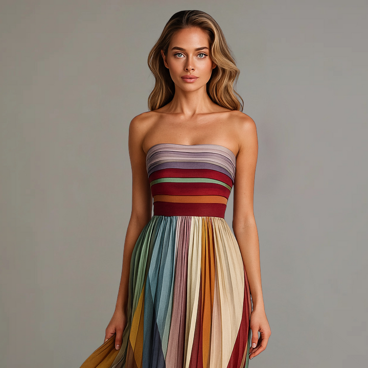 Women's Dress | Paneled Skirt Maxi