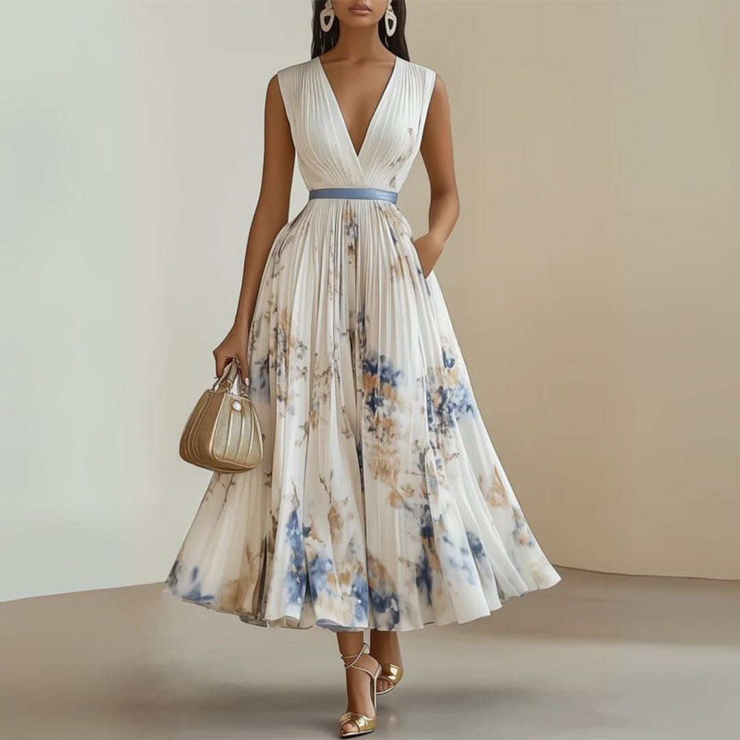 Women’s Summer Dress | Pleated Skirt