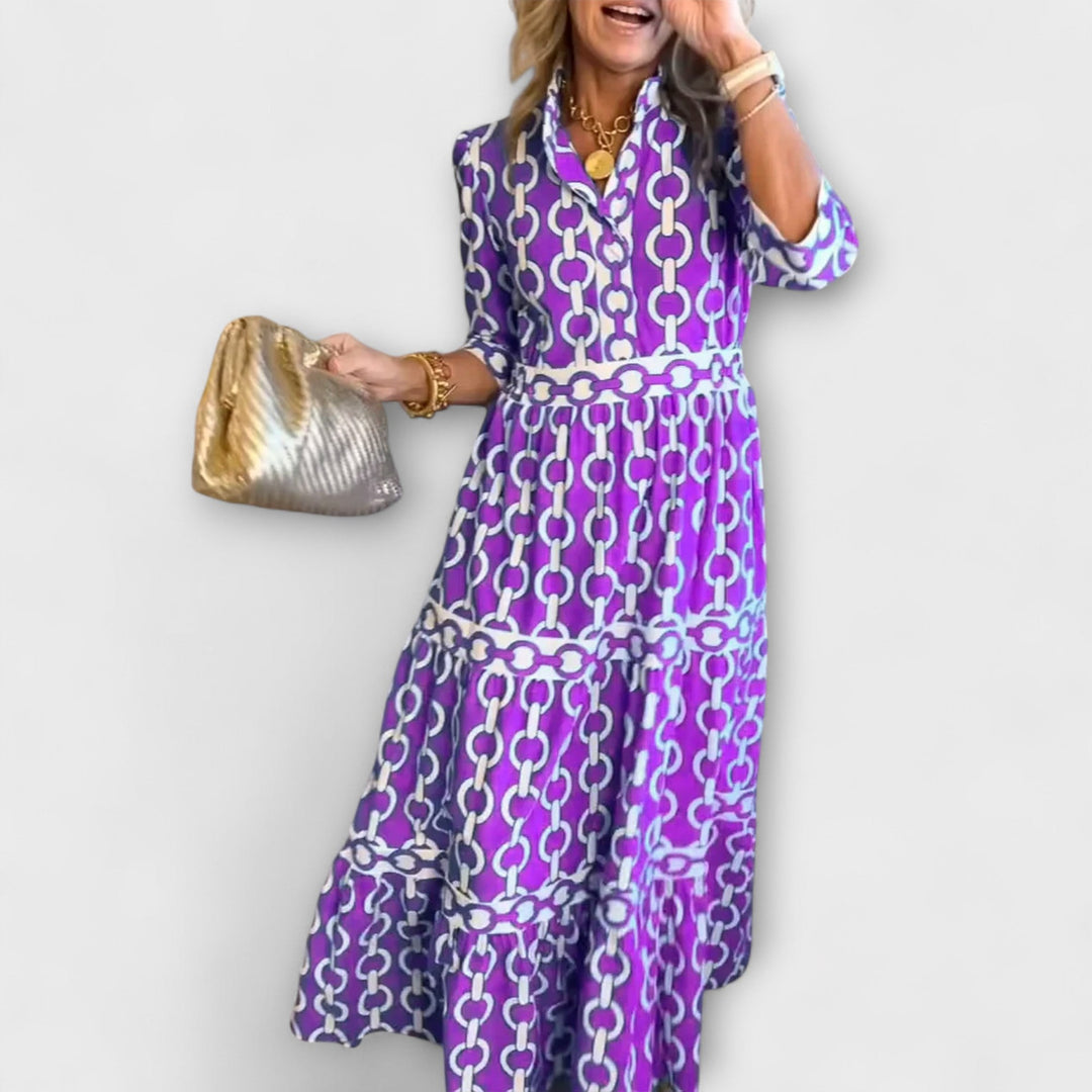 Women’s Dress | Chain Pattern Midi