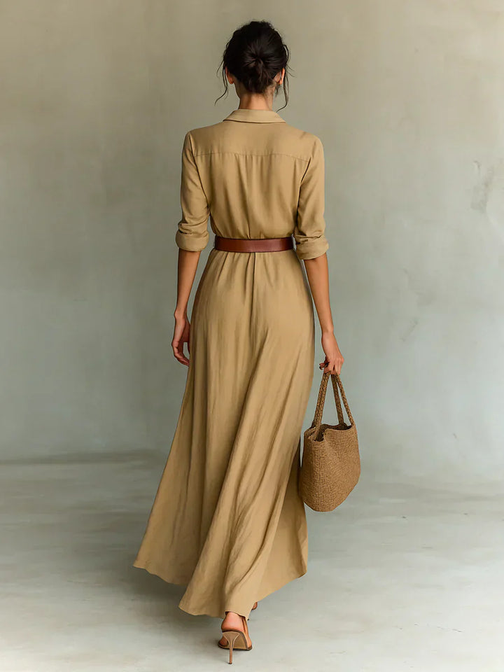 Women’s Dress | Structured V-shape Neck