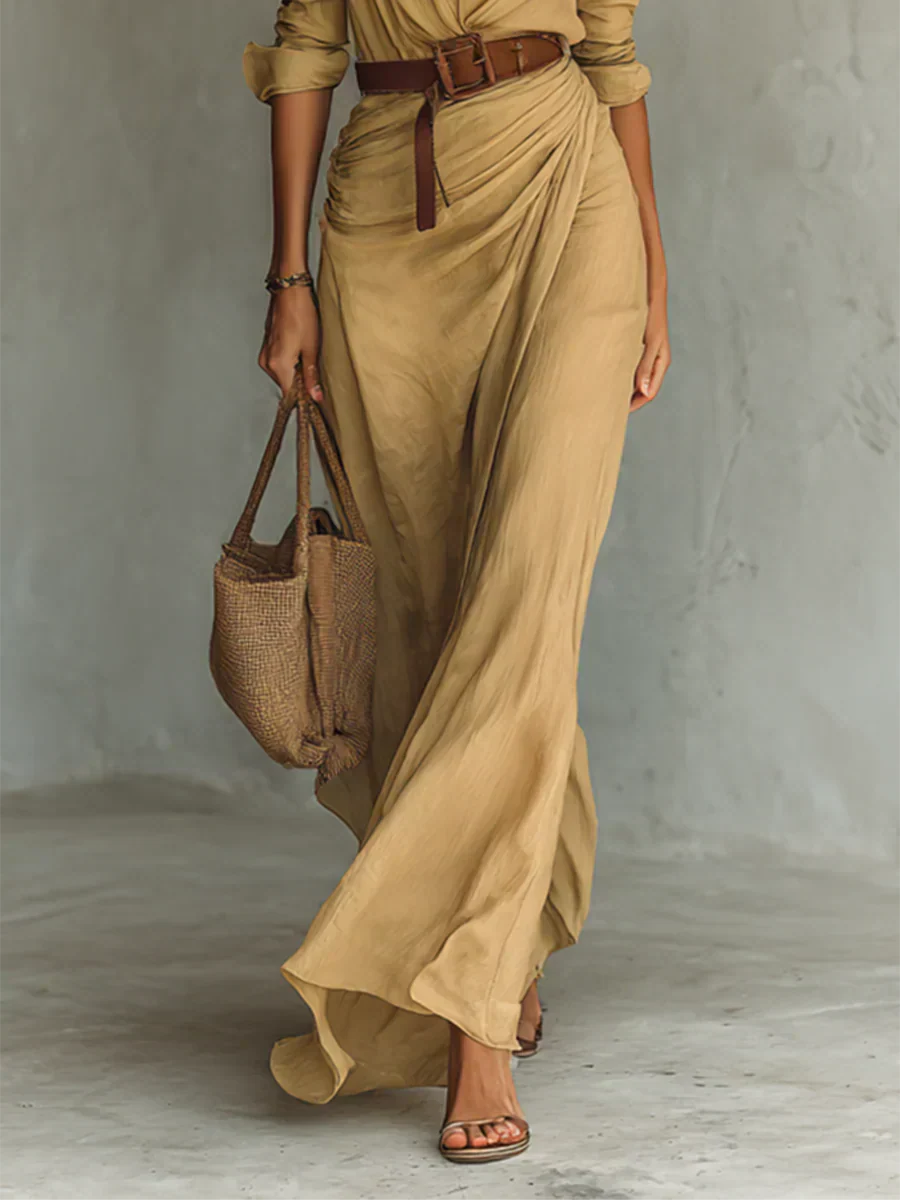 Women’s Dress | Structured V-shape Neck