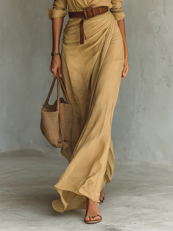 Women’s Dress | Structured V-shape Neck