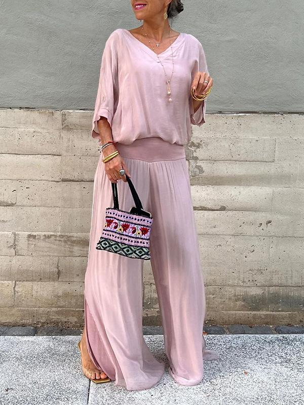 Edith V-Neck Maxi Dress