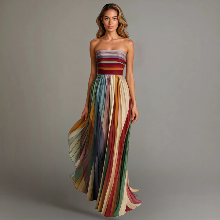 Women's Dress | Paneled Skirt Maxi