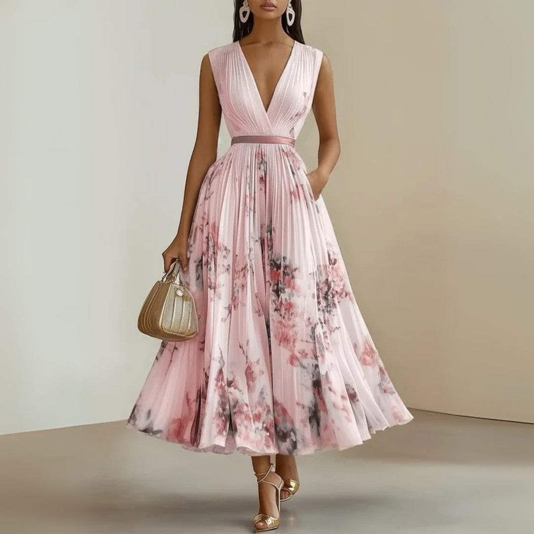 Women’s Summer Dress | Pleated Skirt