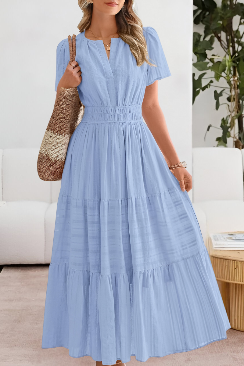 Women’s Summer Dress | Gathered Waist Detail