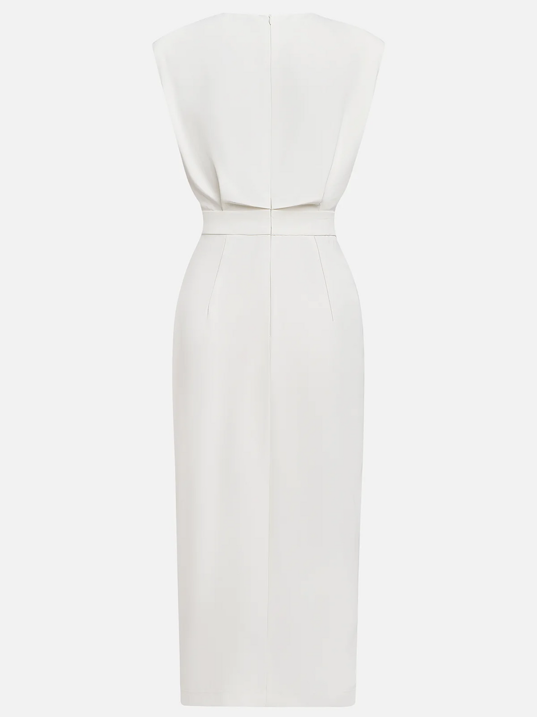 Women’s Dress | Side Button Sleeveless Midi