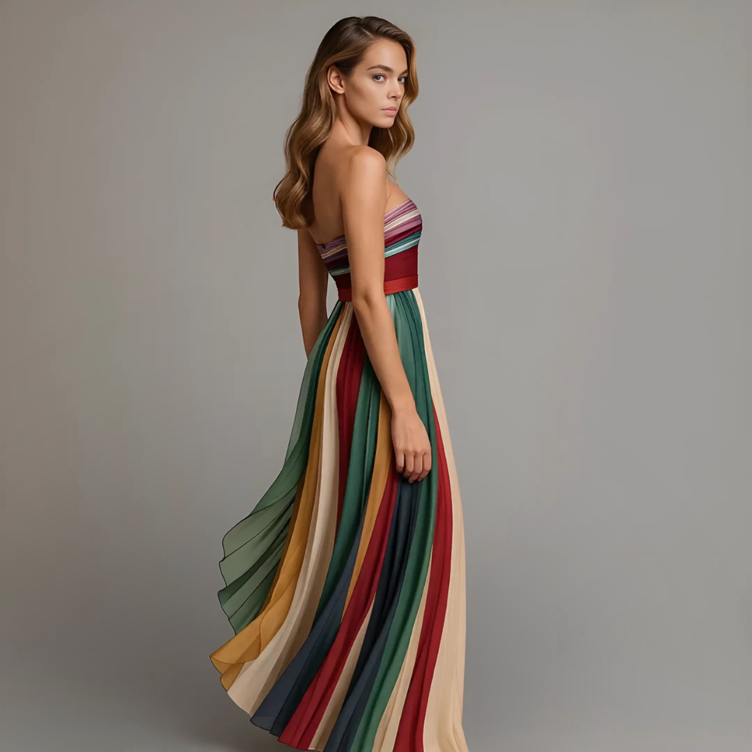 Women's Dress | Paneled Skirt Maxi