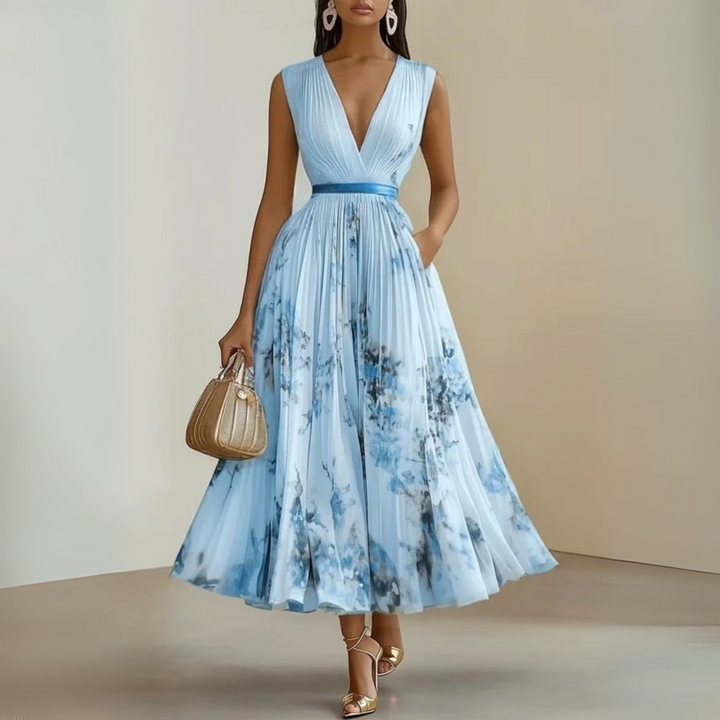 Women’s Summer Dress | Pleated Skirt