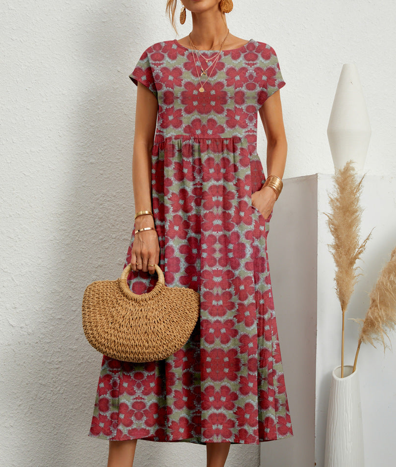Women’s Dress | Midi All-Over Print