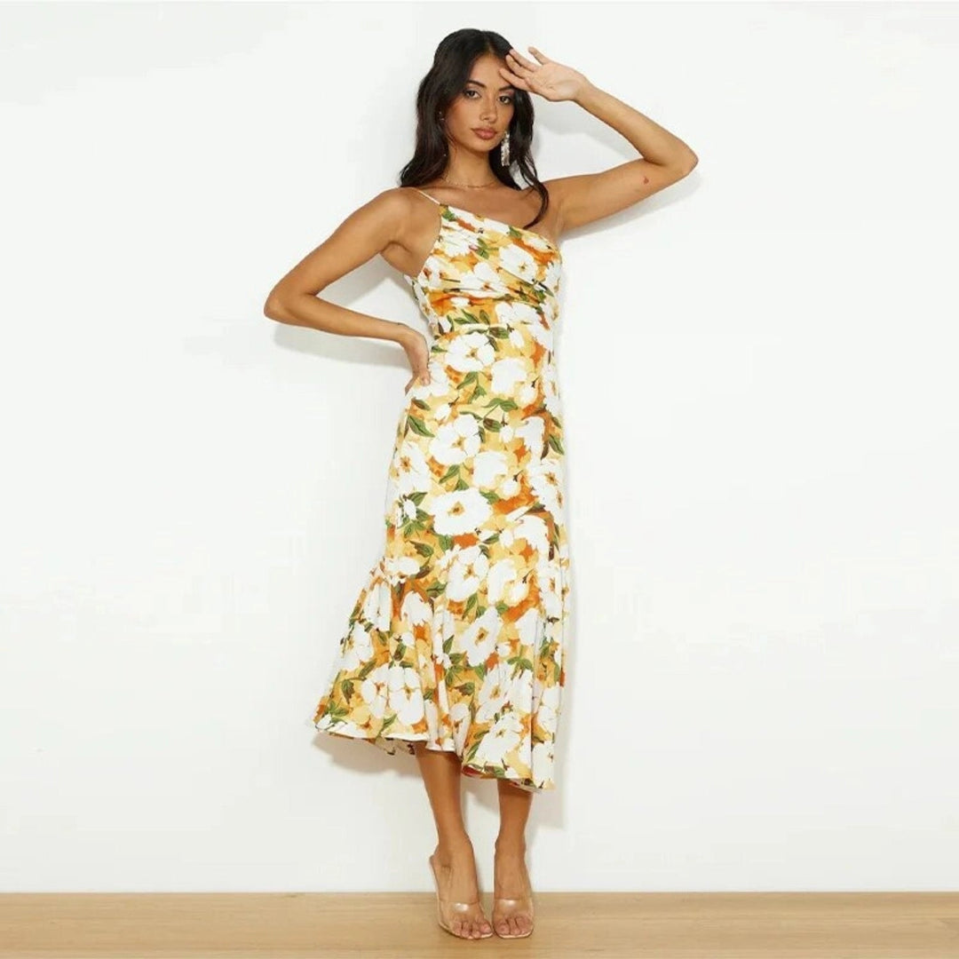 Women's Dress | Floral Print Bodice Design
