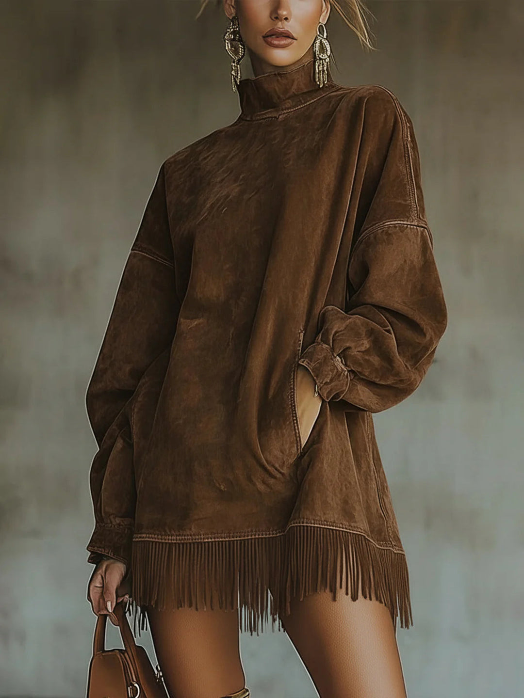 Women's Dress | Fringe Hem Mini