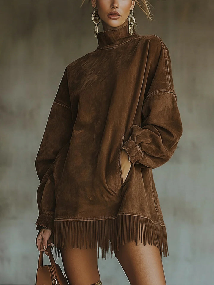 Women's Dress | Fringe Hem Mini