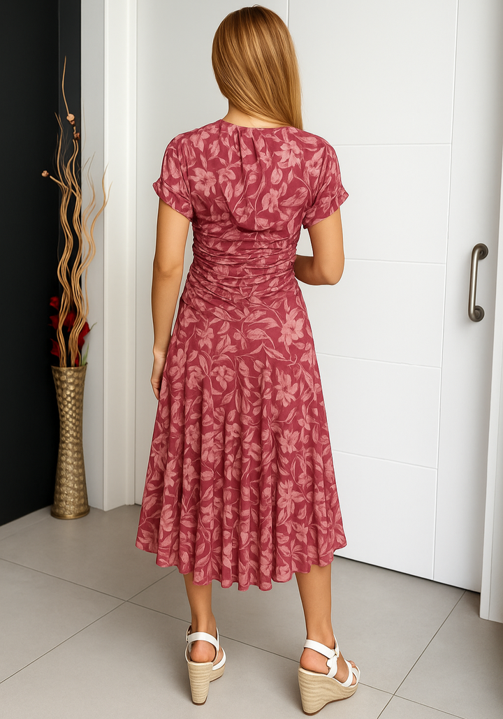 Women’s Dress | V-shaped Wrap Neckline