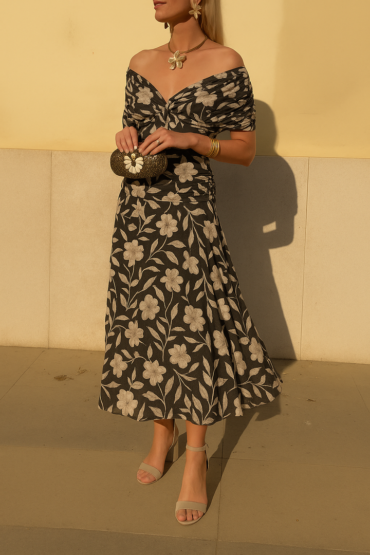 Women’s Dress | V-shaped Wrap Neckline