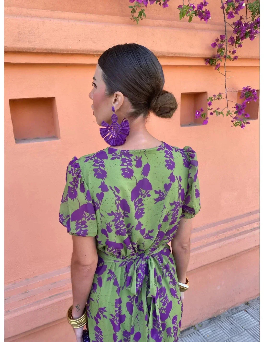 Women's Dress | Floral Print Short Sleeve