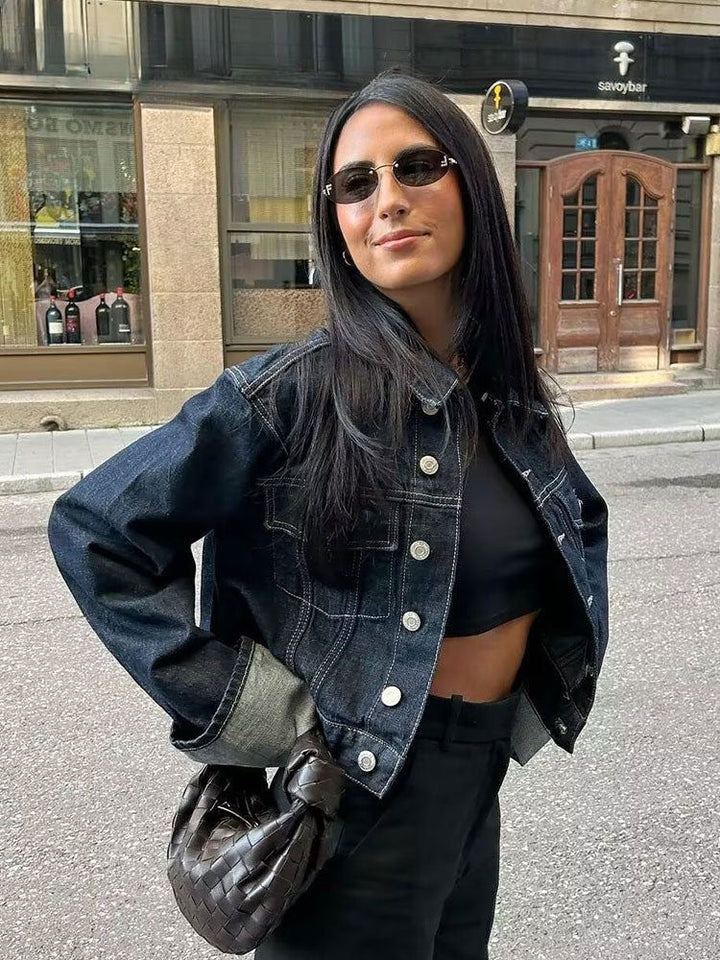 Lauren | Women’s Spring Cropped Jacket Pants Set