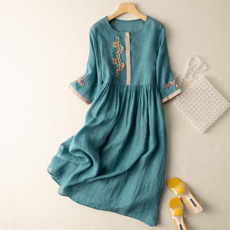Women’s Dress | Embroidered Detailing Maxi