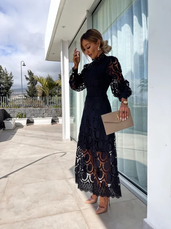 Olivia Lace Midi Dress