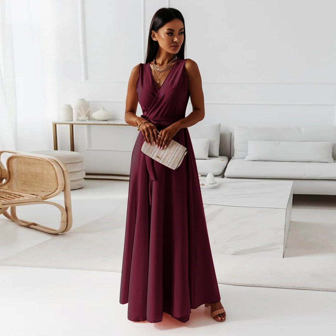 Hailey | Women Elegant Wedding Guest Wrap Maxi Dress