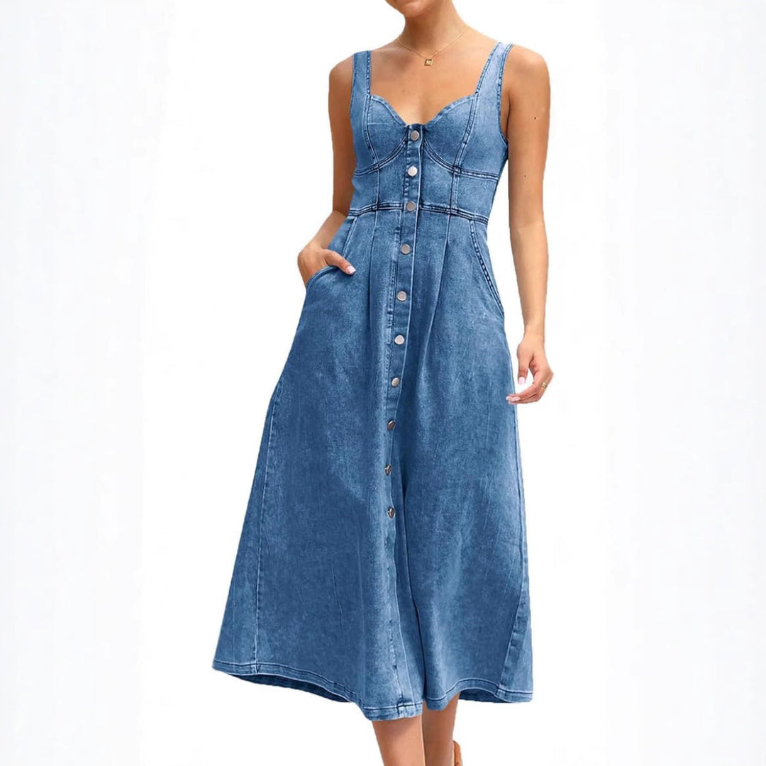 Women’s Dress | Button-Front Midi