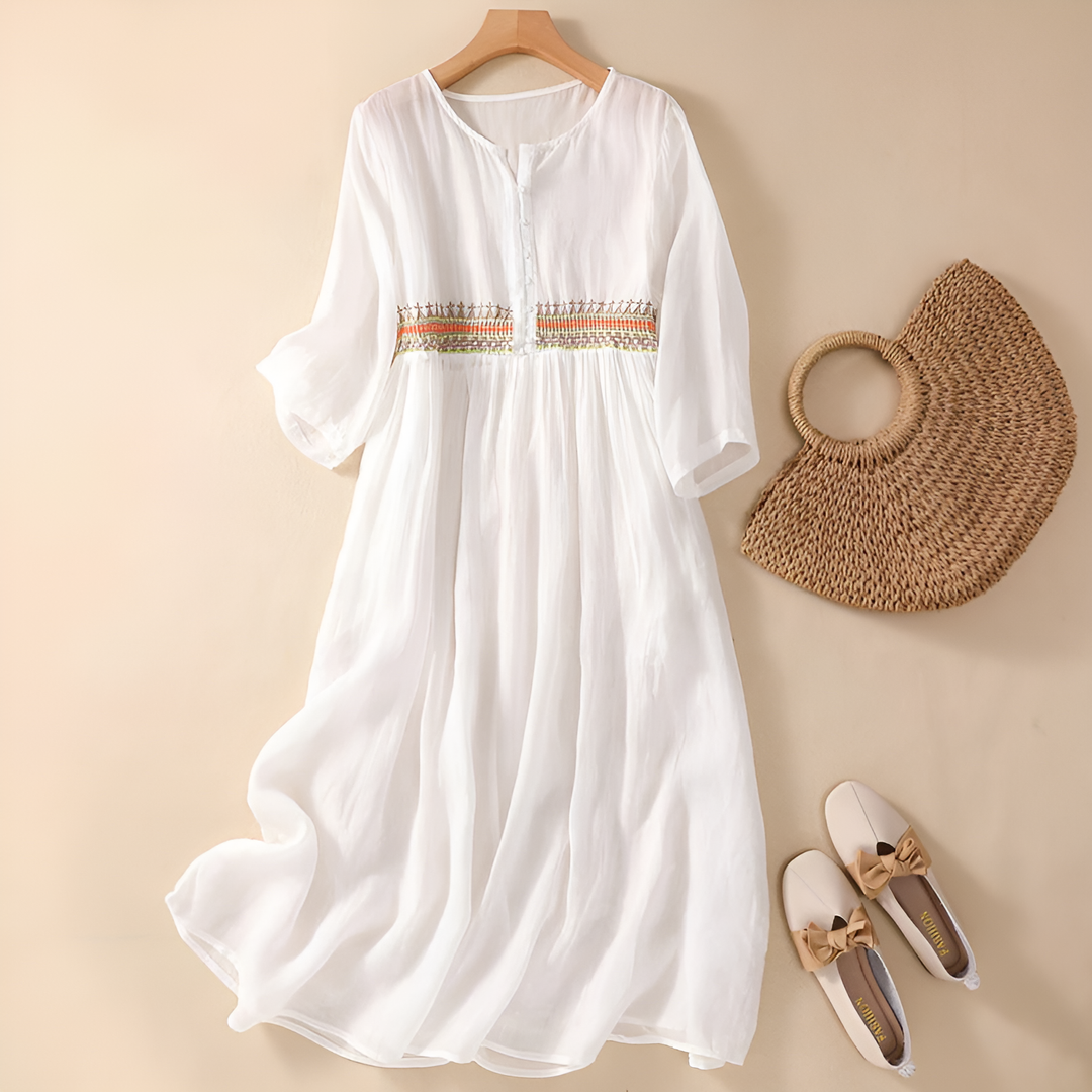 Women’s Dress | Three-Quarter Sleeve Maxi