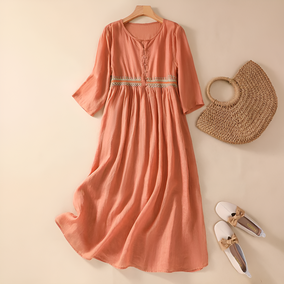 Women’s Dress | Three-Quarter Sleeve Maxi