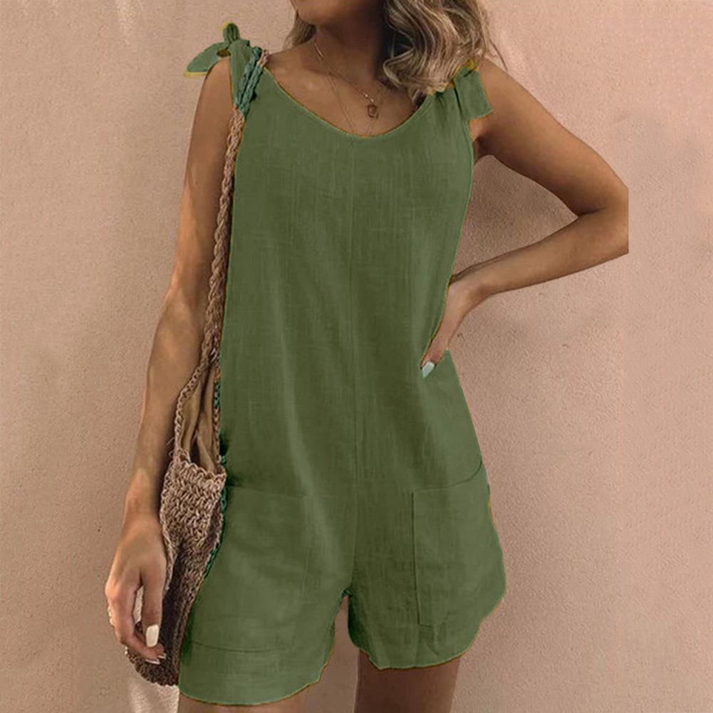 Women’s Playsuit | Tie Shoulder Straps