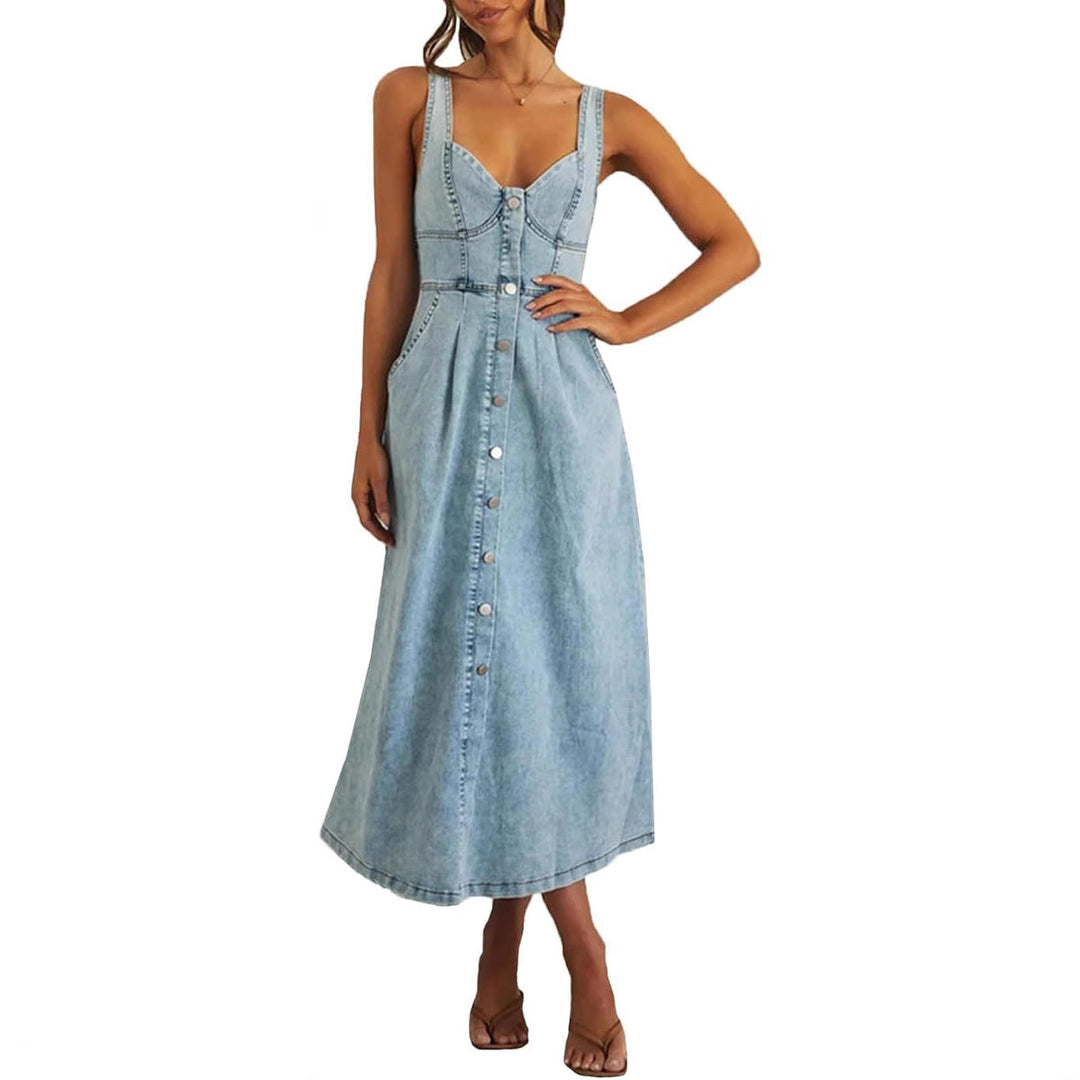 Women’s Dress | Button-Front Midi